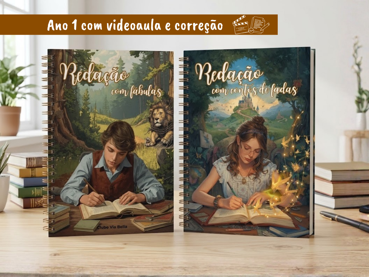 Redação - Ano 01 + Vídeo aulas + Correção